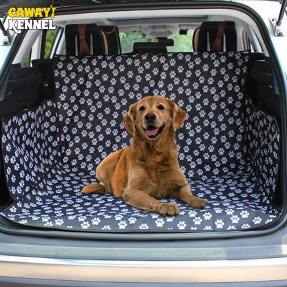 CAWAYI KENNEL Pet Carriers Dog Car Seat Cover Trunk Mat