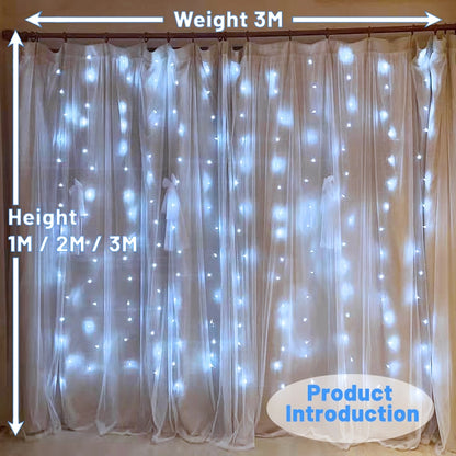 Curtain Fairy Lights Navidad LED Garland Decoration