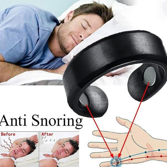 Anti Snoring Device Ring Magnetic Therapy Acupressure Health Product
