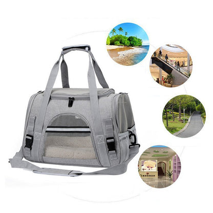 Soft Pet Carriers Portable Breathable Foldable Bag Cat Dog Carrier