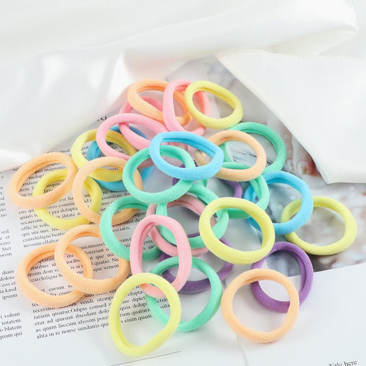 Women Basic Elastic Hair Bands Scrunchie Ponytail Holder
