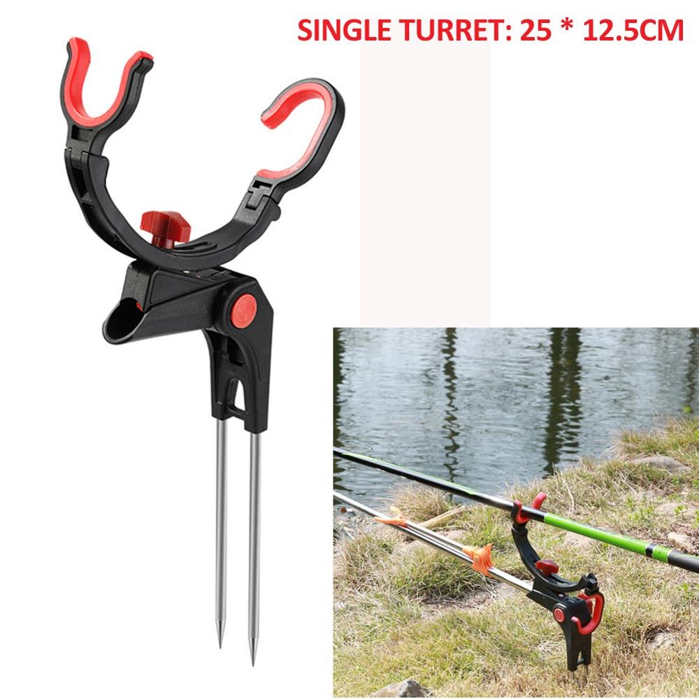 Foldable Automatic Double Spring Angle Fishing Pole Tackle