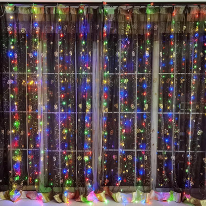 Curtain Fairy Lights Navidad LED Garland Decoration