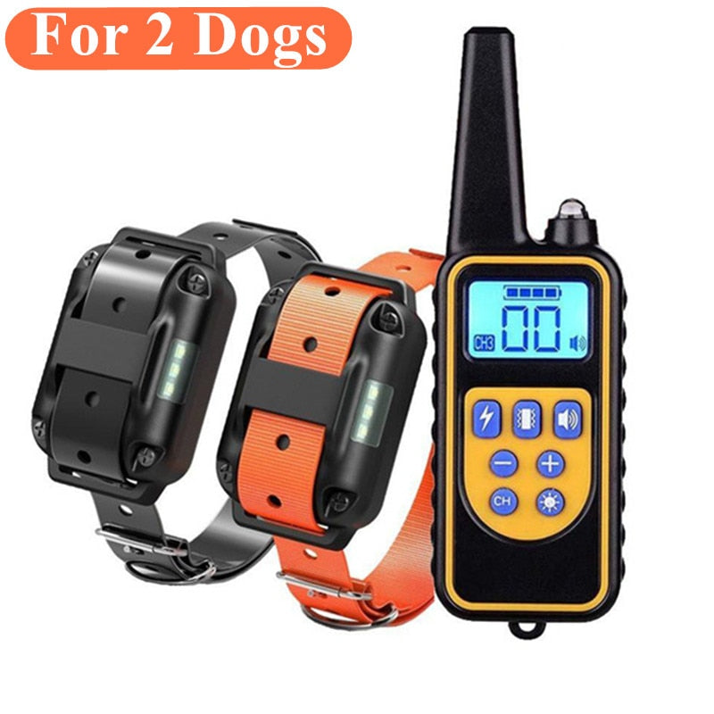 800m Electric Dog Training Collar Waterproof Pet Remote