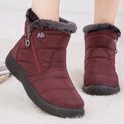 Warm Women Boots Fashion Waterproof Snow Boots