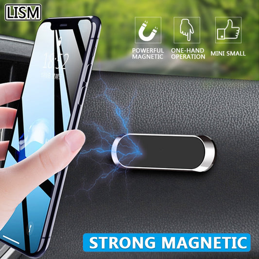 Magnetic Car Phone Holder Dashboard Mini Strip Shape Stand