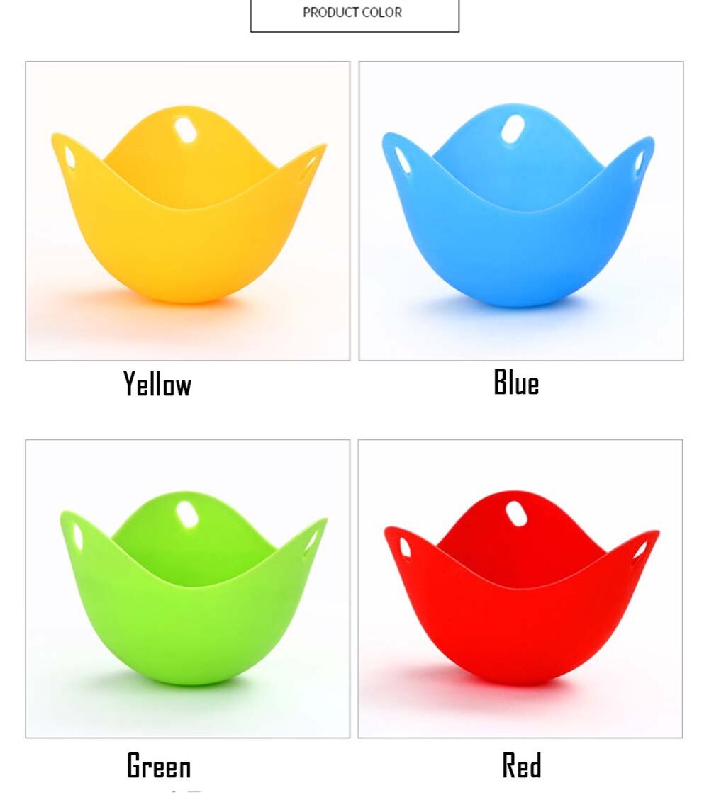 Silicone Egg Poacher Poaching Pods