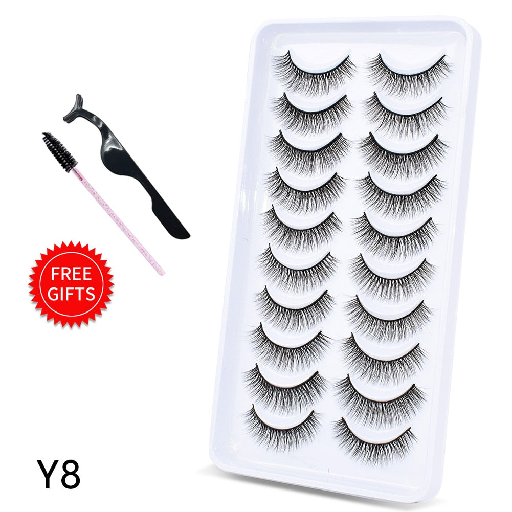 Beauty Natural False Eyelashes Dramatic 3D Mink Lashes