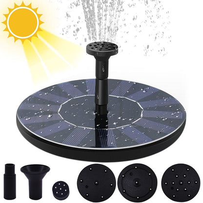 Mini Solar Water Fountain Pool Pond Waterfall Fountain Garden