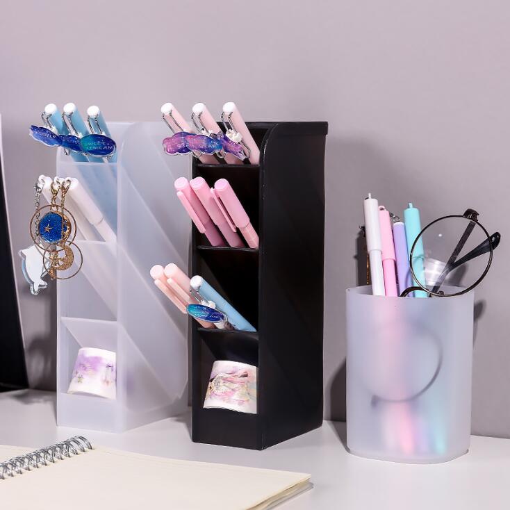 Kawaii Desk Pen Holder Makeup Storage Box