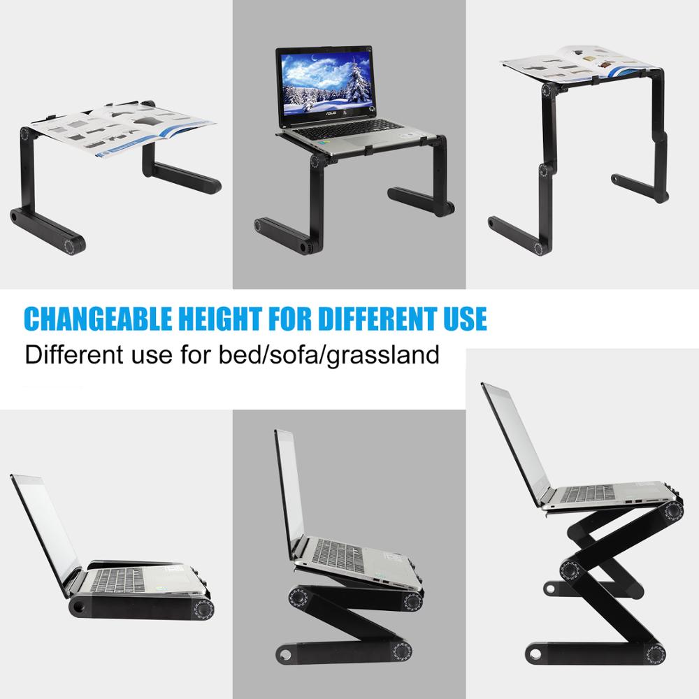 Adjustable Laptop Desk Stand Portable Aluminum Ergonomic