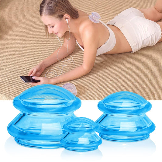 Jars Silicone Anti Cellulite Vacuum Cupping Cans Health Product