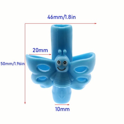 Beginner Two-finger Pen Holder Silicone Baby Learning Writing Tool