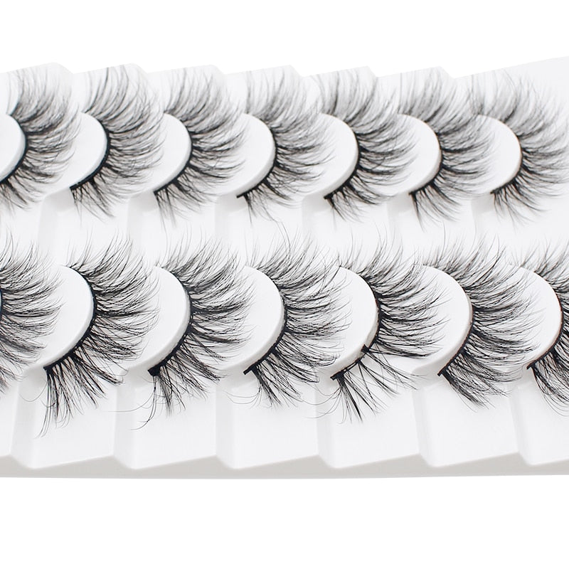 Beauty Natural False Eyelashes Dramatic 3D Mink Lashes