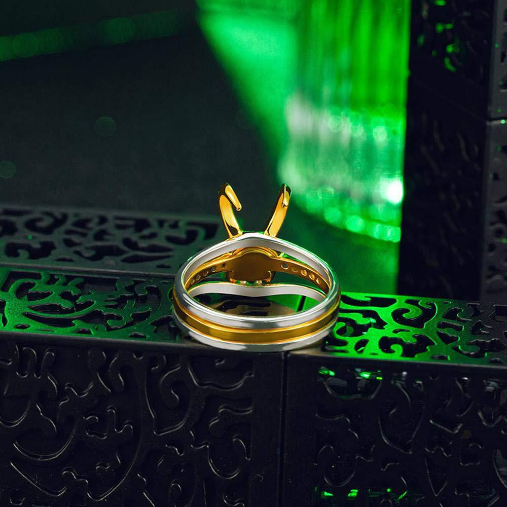 Loki Ring Thor Loki Horns Helmet Matching Rings Set