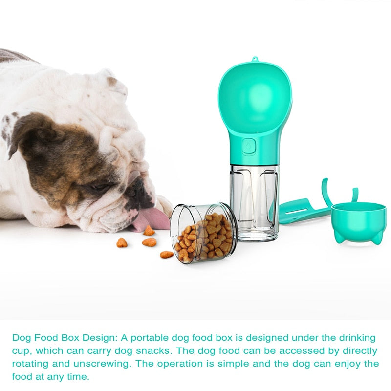 Dog Water Bottle 3 In 1 Portable Pet Dog Water Bottle