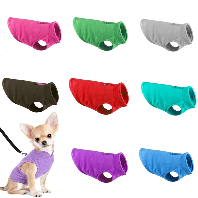 Winter Soft Fleece Pet Dog Clothes Puppy Clothing