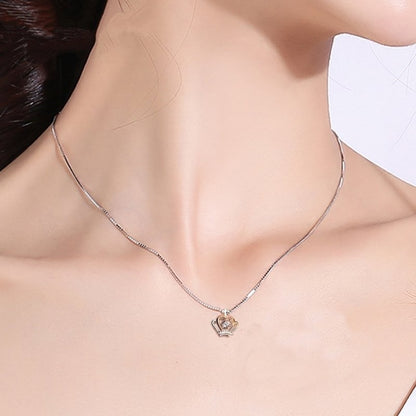 European Fashion S925 Sterling Silver Necklace Pendant