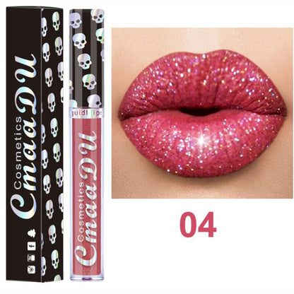 Beauty Sexy Shimmer Diamond Matte To Glitter Liquid Lipstick