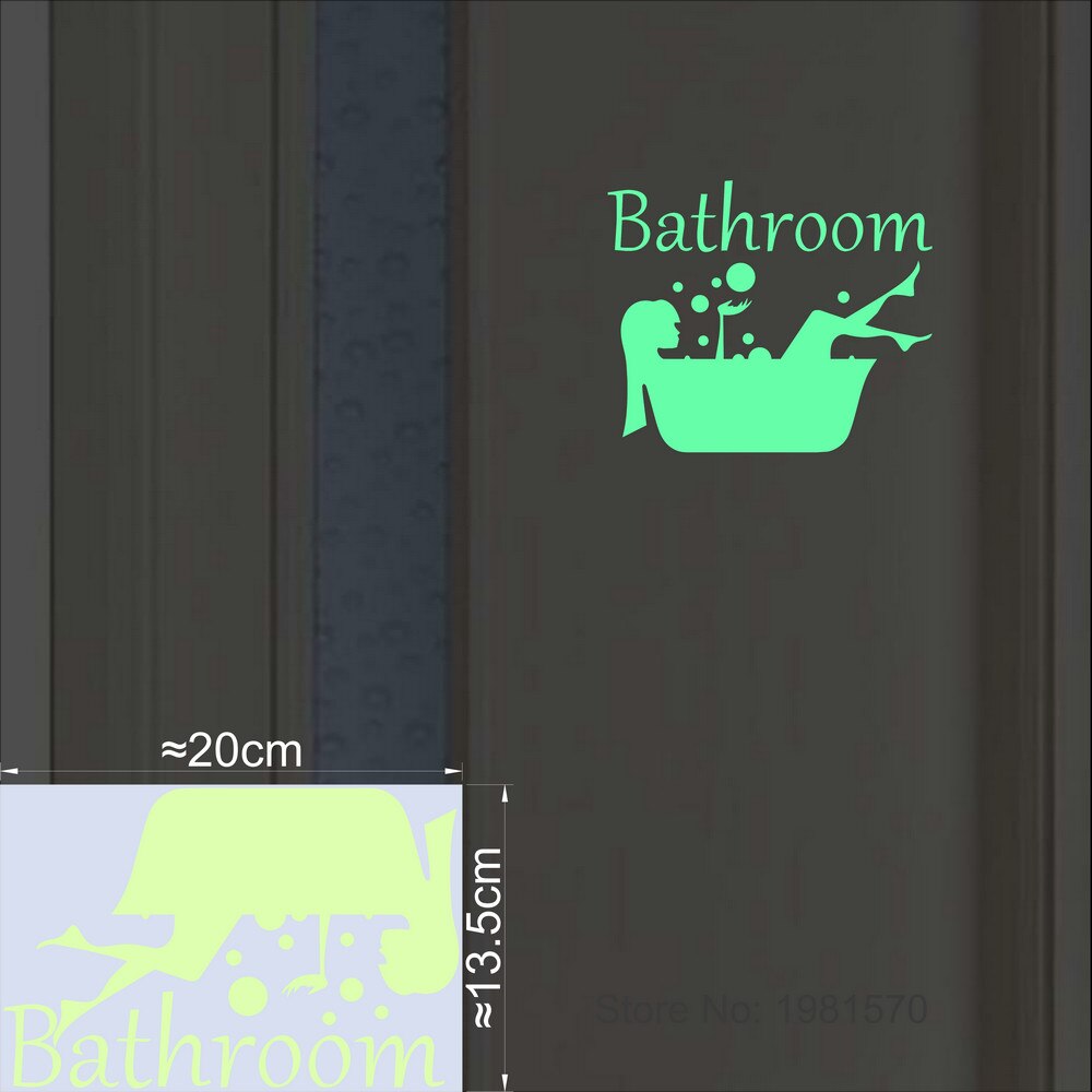 Bathroom Wall Stickers Toilet Home Decoration Wall Decals