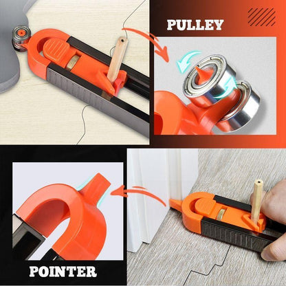 Profile Scribing Ruler Contour Gauge Lock Adjustable