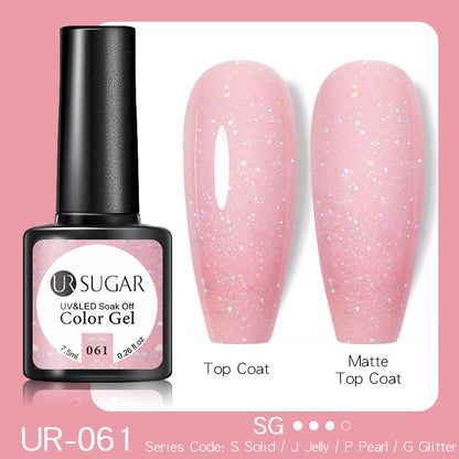 Beauty Sparkling Gel Nail Polish Reflective Glitter Nail Gel