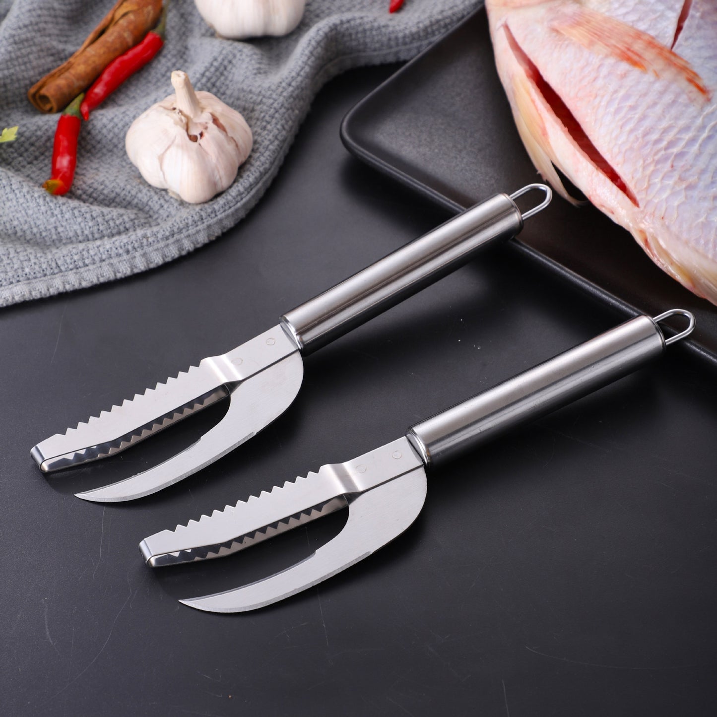 Fish Scale Knife Stainless Steel Slicing Fish Belly Knife