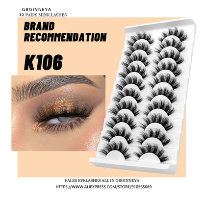 Beauty 3D Faux Mink Lashes Fluffy Soft Wispy