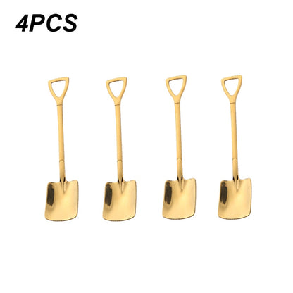 Shovel Spoons Stainless Steel Teaspoons Tableware