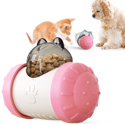 Funny Dog Treat Leaking Wheel Interactive Toy