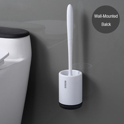 Silicone Toilet Brush With Holder Set