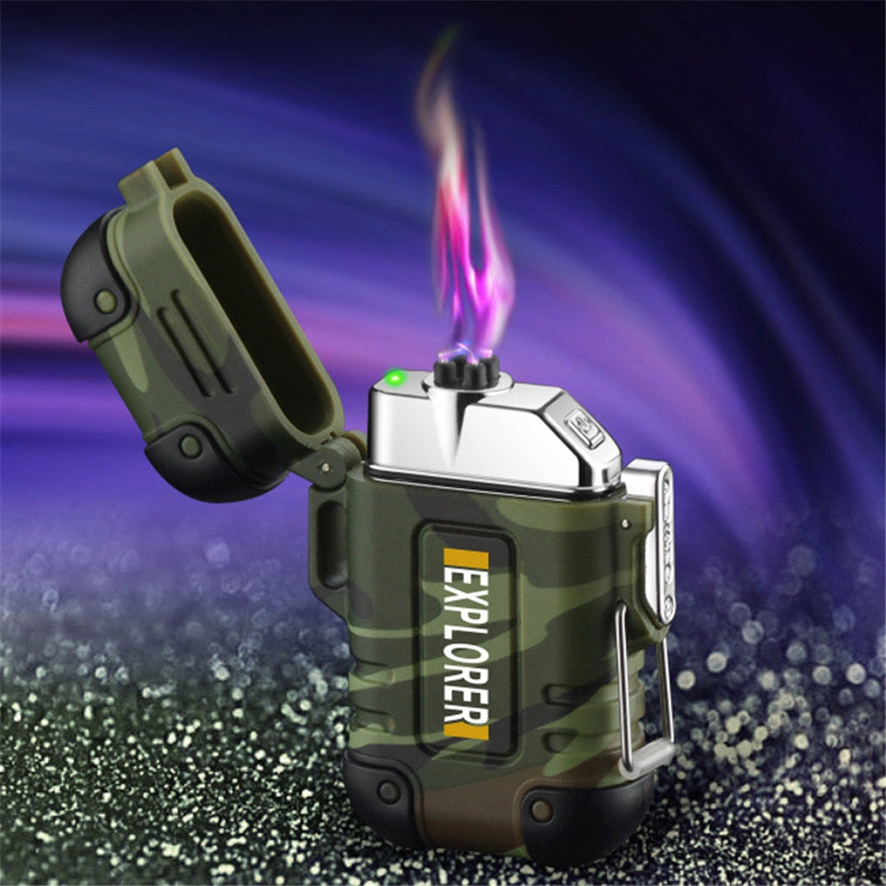 New Dual Arc USB Electronic Lighter Outdoor