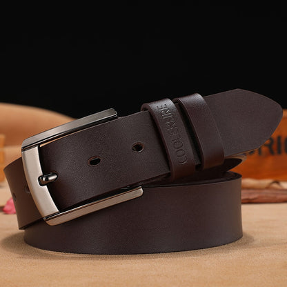 Genuine leather belt luxury designer belts cowskin