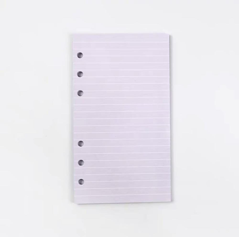 Diary Transparent Loose Leaf Binder Notebook