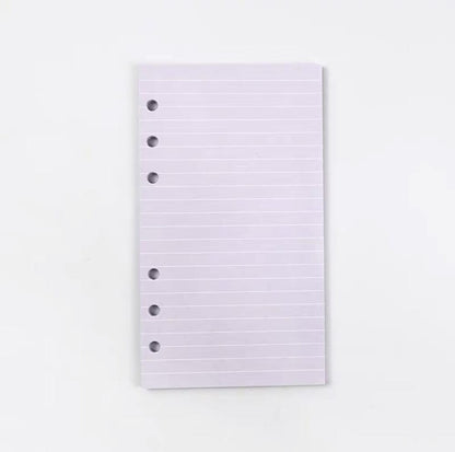 Diary Transparent Loose Leaf Binder Notebook