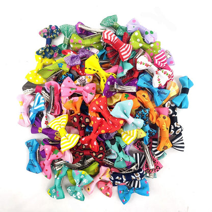 50 100 200 500 1000 pieces Handmade Pet Hair Clips