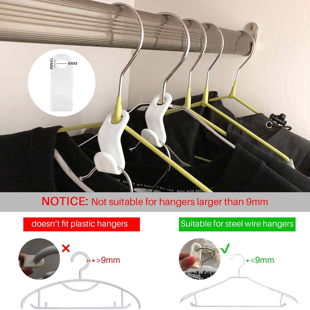 Clothes Hanger Connector Hooks Closet Organizer