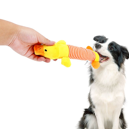 Squeak Chew Pet Funny Plush Toys Durability