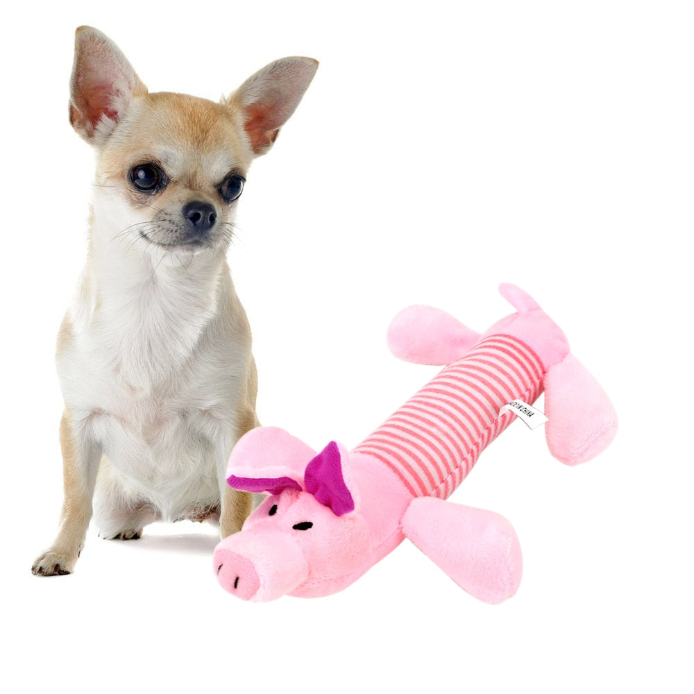 Squeak Chew Pet Funny Plush Toys Durability