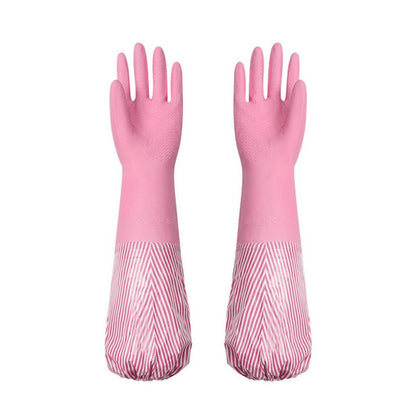 Dishwashing Gloves Fleece Lined Restricted Opening Gloves