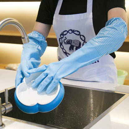 Dishwashing Gloves Fleece Lined Restricted Opening Gloves