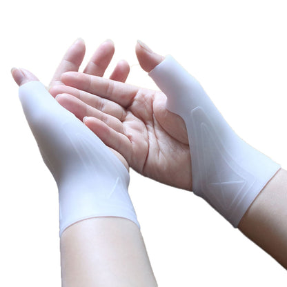 1 piece Silicone Gel Therapy Wrist Thumb Support Gloves Health Product