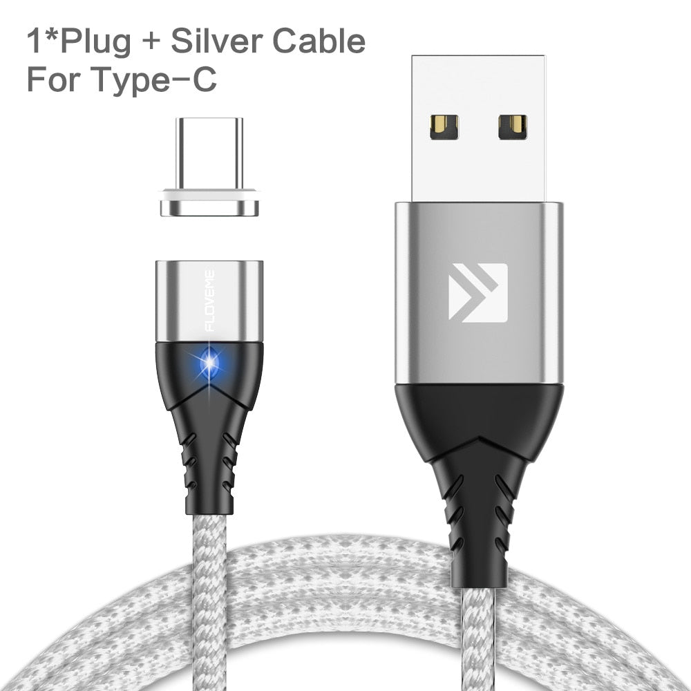 Magnetic Cable Micro USB Type C  Lighting Cable