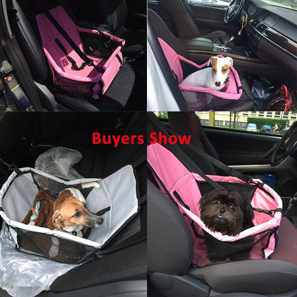 Pet Dog Car Seat Cover Carrier Safe Seat Basket