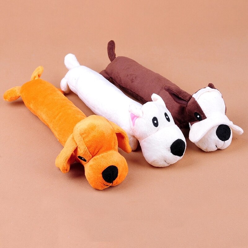 Plush Squeaky Pet Dog Toys Chew Squeak Stuff Toy