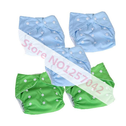 5 Pieces Lot Baby Diapers Reusable Nappy Cloth