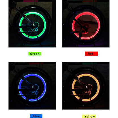Bike lights LEDS Tire Tire Valve Caps Wheel spokes LED Light