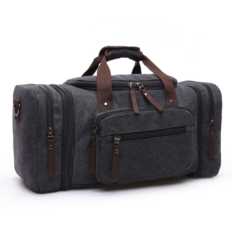 Canvas Travel Bags Large Capacity Carry On Luggage Bags