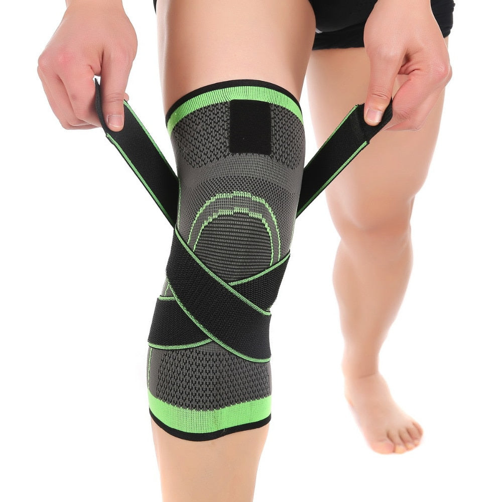 Sports Fitness  Knee Pads Support Bandage Braces Elastic Nylon