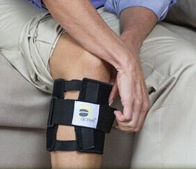 Therapeutic Beactive Brace Point Pad Leg Black Pressure Health Product